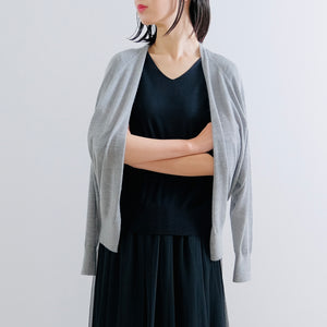 STH  カシミヤシルク トッパーカーディガン