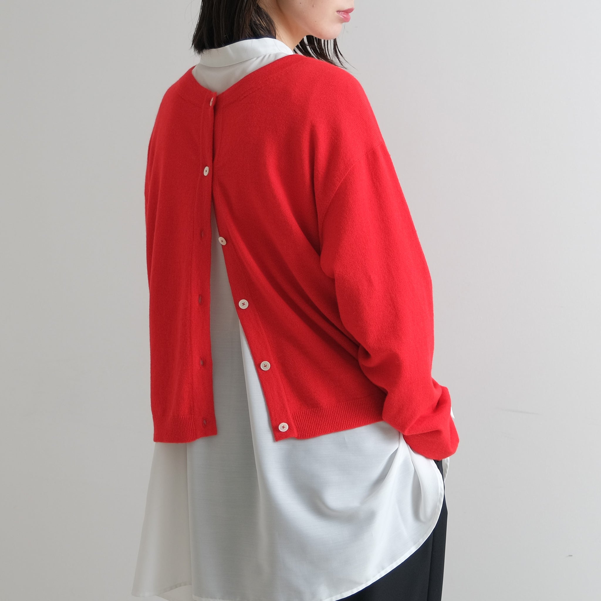 AUREA カシミヤコットン 2way カーディガン