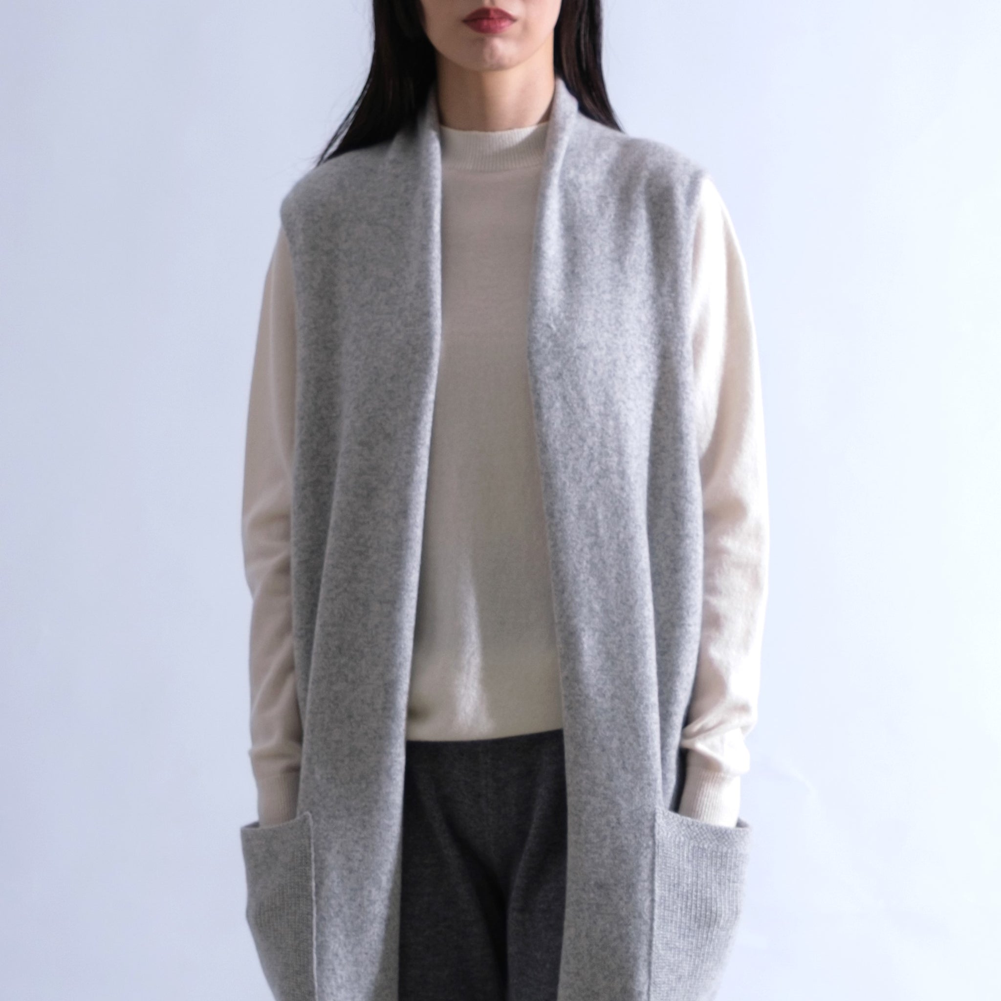 CLARIS カシミヤモックネックプルオーバー