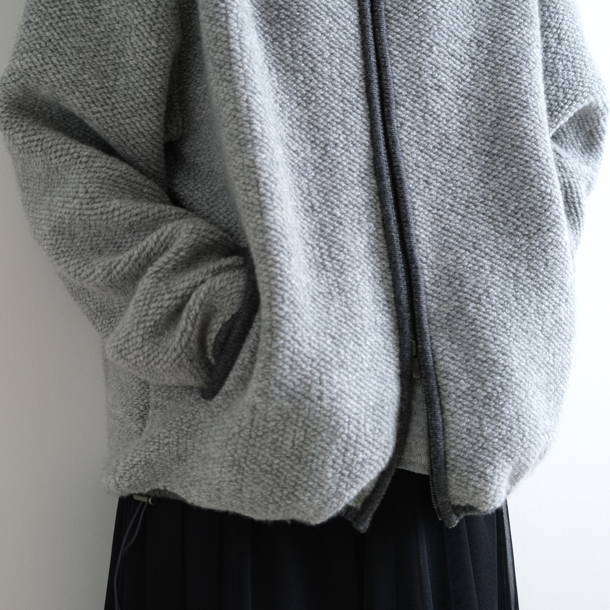 OLBIA カシミヤ混 パイル編み ジャケット