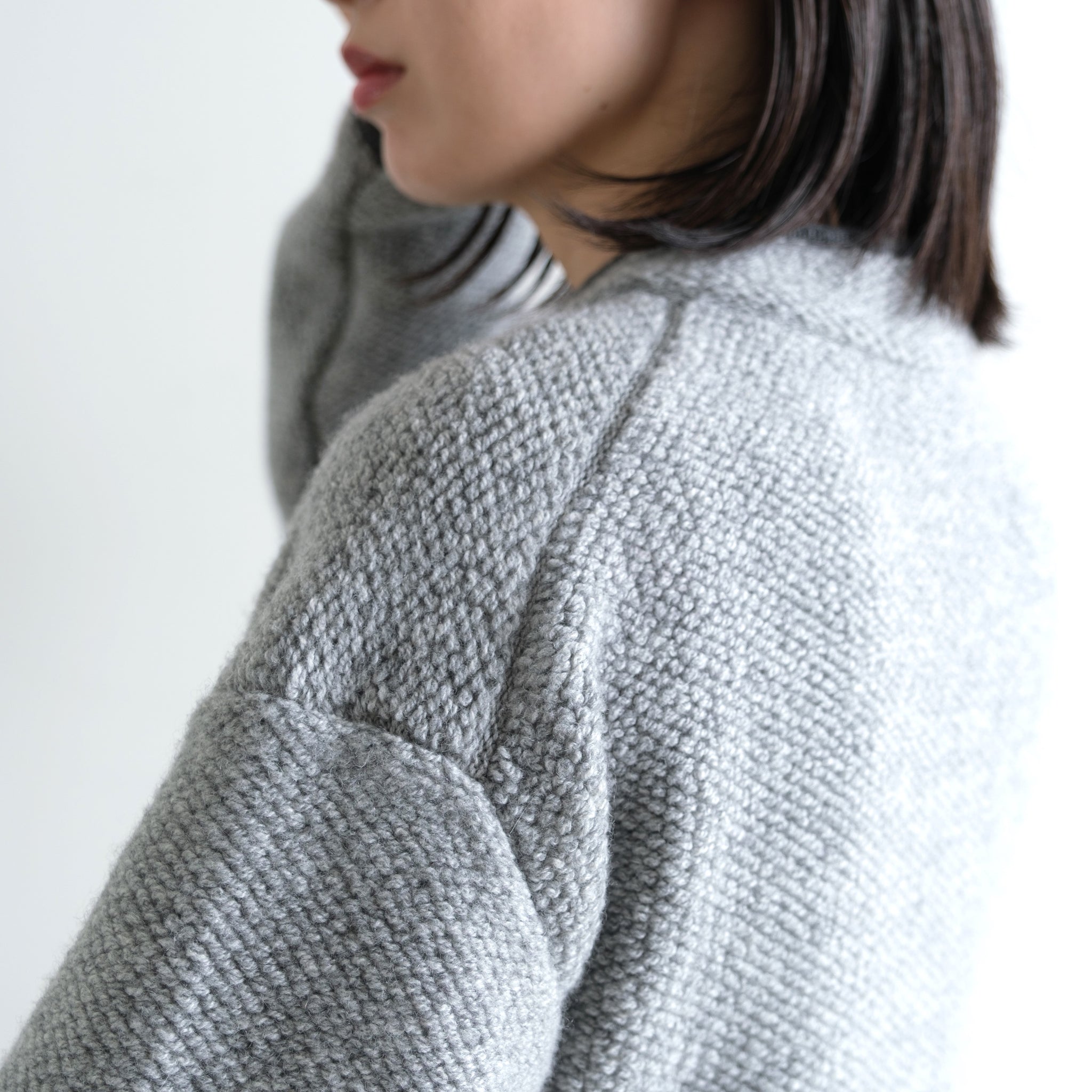 OLBIA カシミヤ混 パイル編み ジャケット