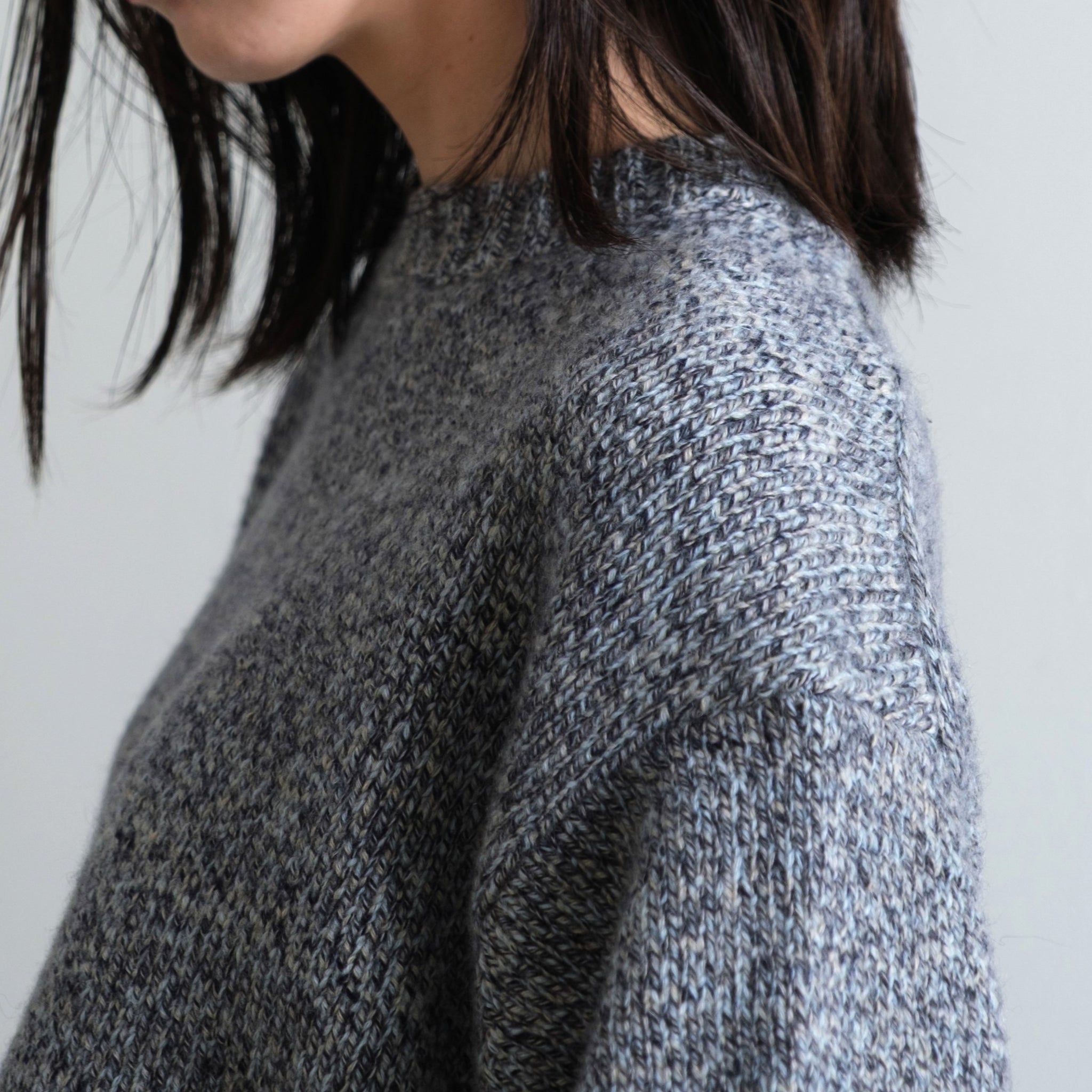 PIARA＆SAPNAA カシミヤ クルーネックプルオーバー