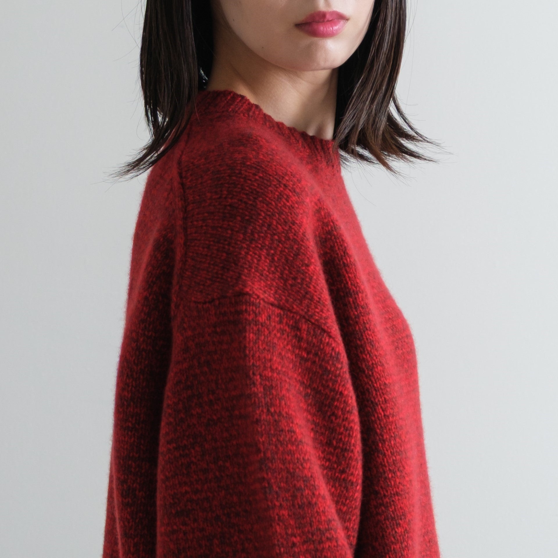 PIARA＆SAPNAA カシミヤ クルーネックプルオーバー