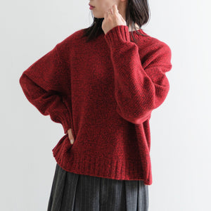 PIARA＆SAPNAA カシミヤ クルーネックプルオーバー