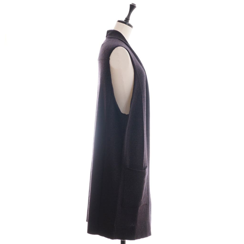 BABY CASHMERE オープンフロントロングベスト