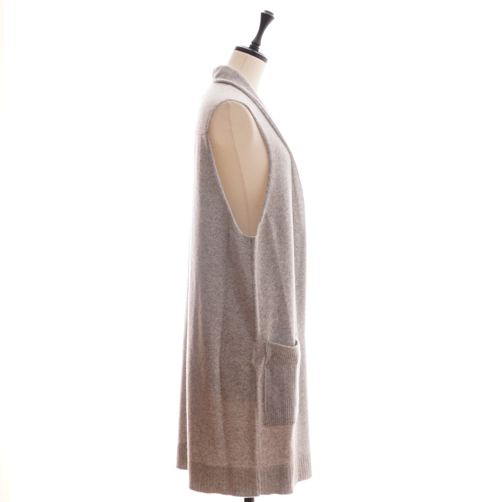 BABY CASHMERE オープンフロントロングベスト