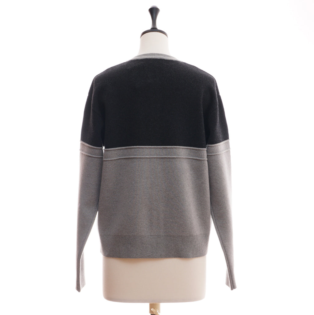 CAPRI ウール カラーブロック カーディガン