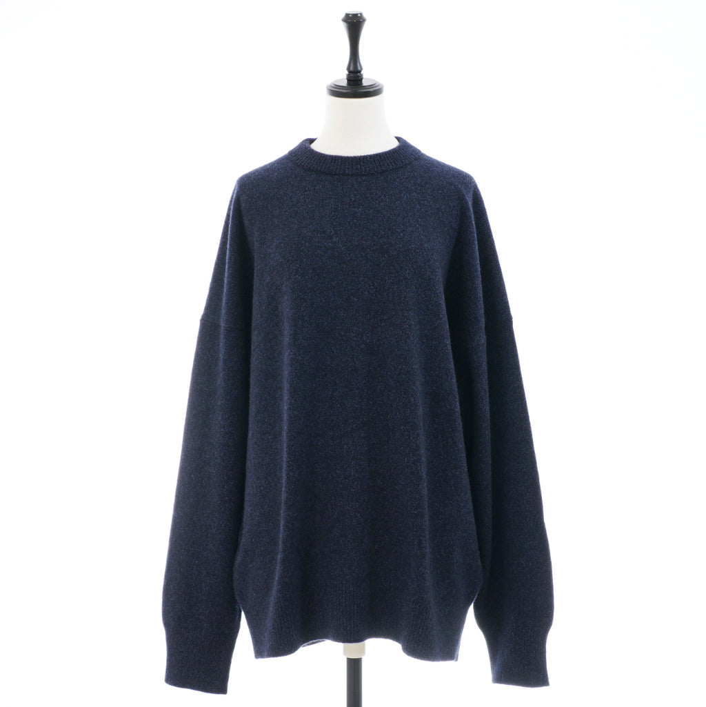 春夏新作 PIARA TOYOBOSHI – クルーネックプルオーバー カシミヤ トップス