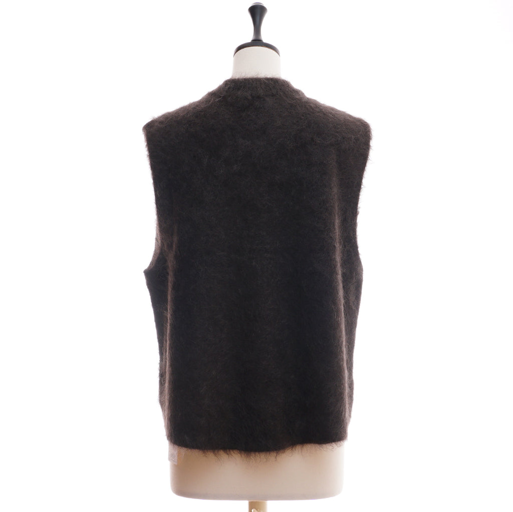 SAPNAA ファーカシミヤ ベスト