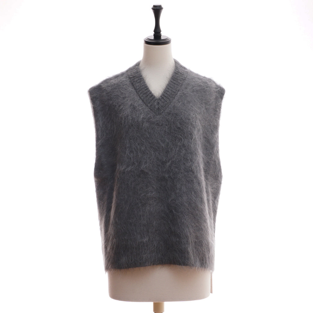 SAPNAA ファーカシミヤ ベスト