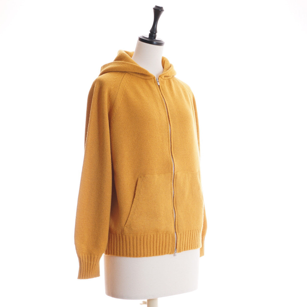 AMANDA カシミヤ フーディジャケット