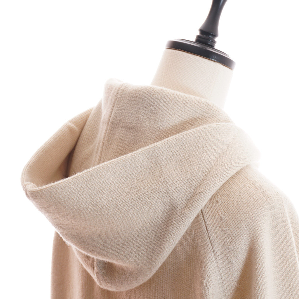 AMANDA カシミヤ フーディジャケット