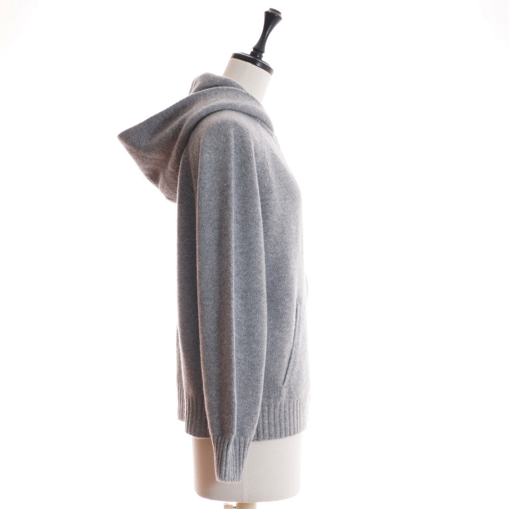 AMANDA カシミヤ フーディジャケット