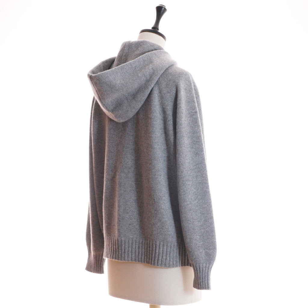 AMANDA カシミヤ フーディジャケット