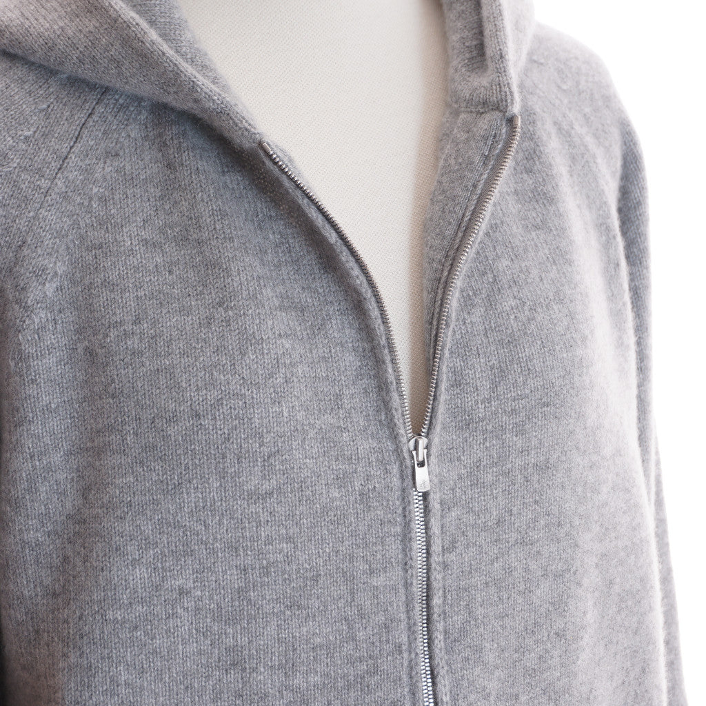 AMANDA カシミヤ フーディジャケット