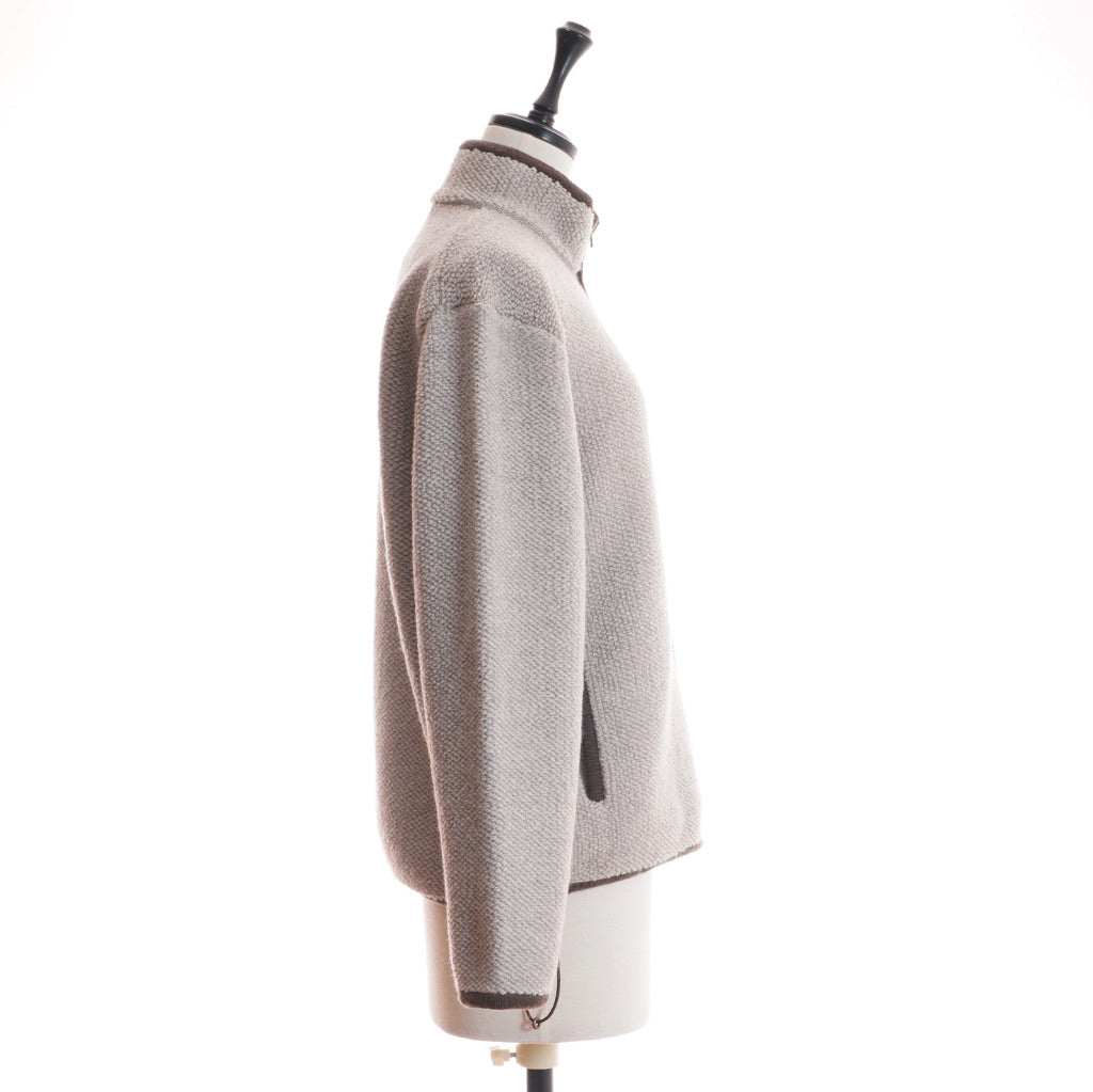 OLBIA カシミヤ混 パイル編み ジャケット