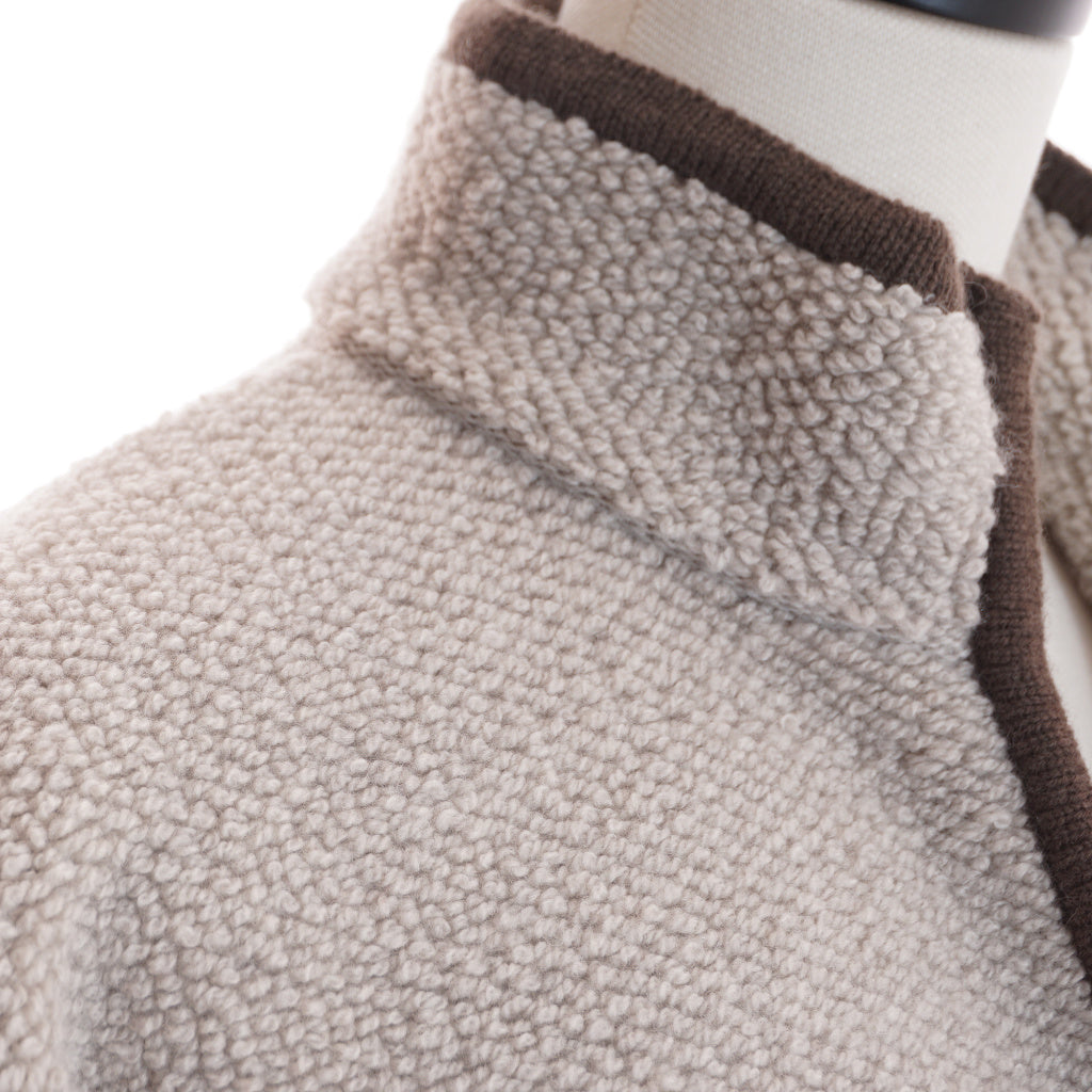 OLBIA カシミヤ混 パイル編み ジャケット