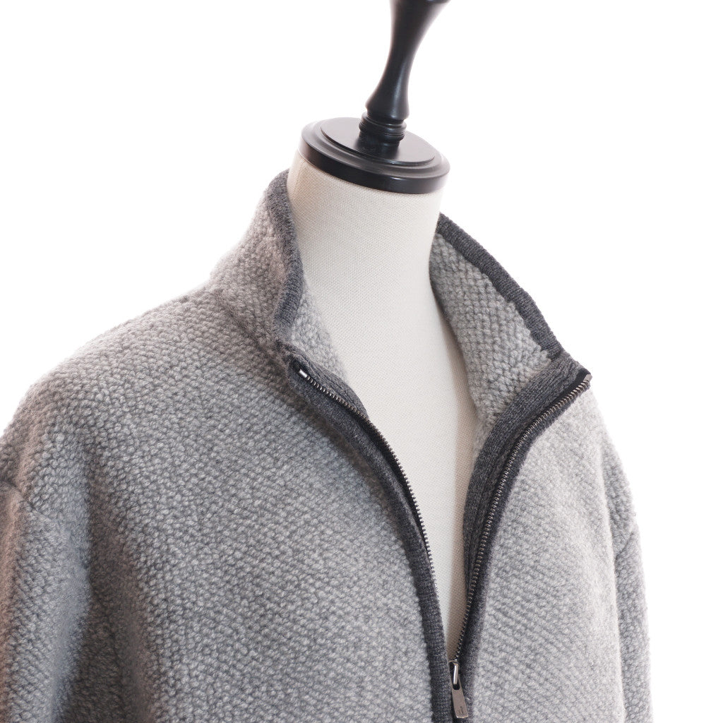 OLBIA カシミヤ混 パイル編み ジャケット