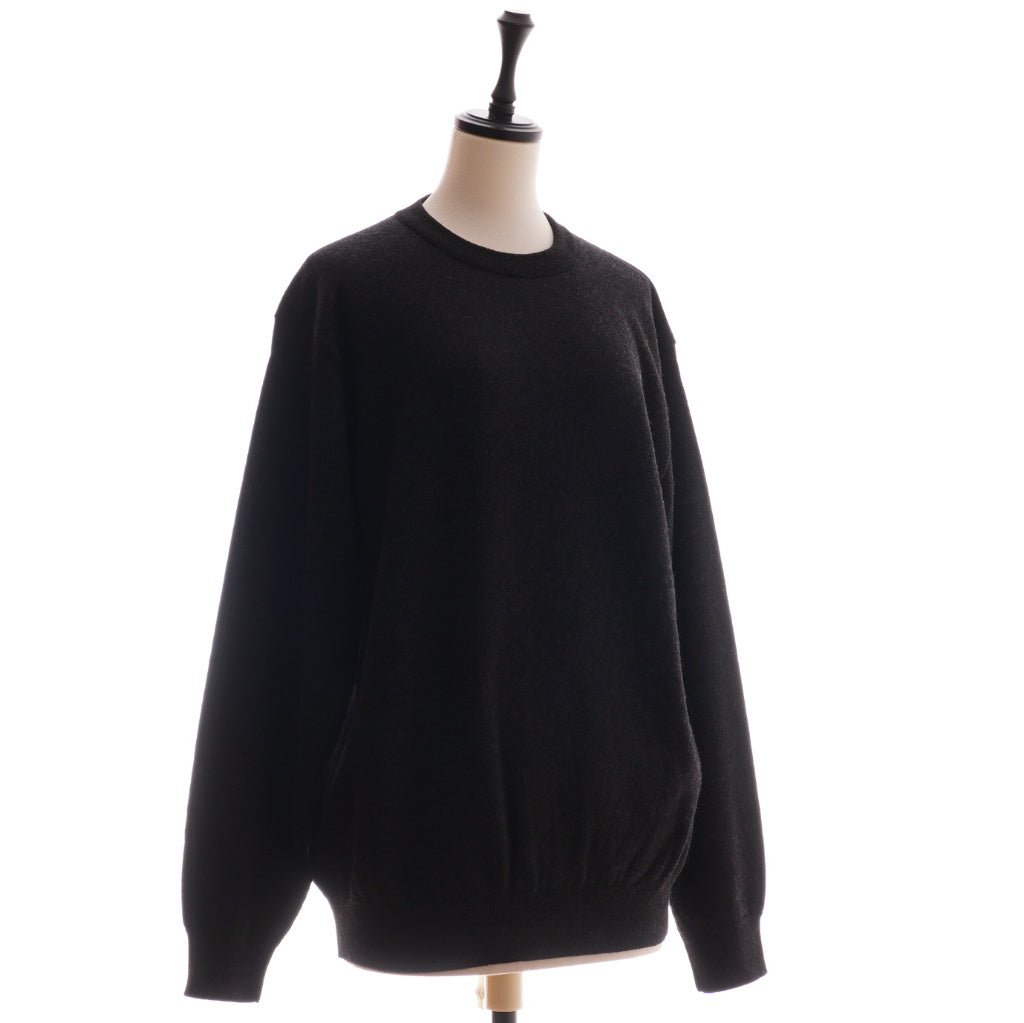 SPUMA55 カシミヤシルクパイル編みプルオーバー