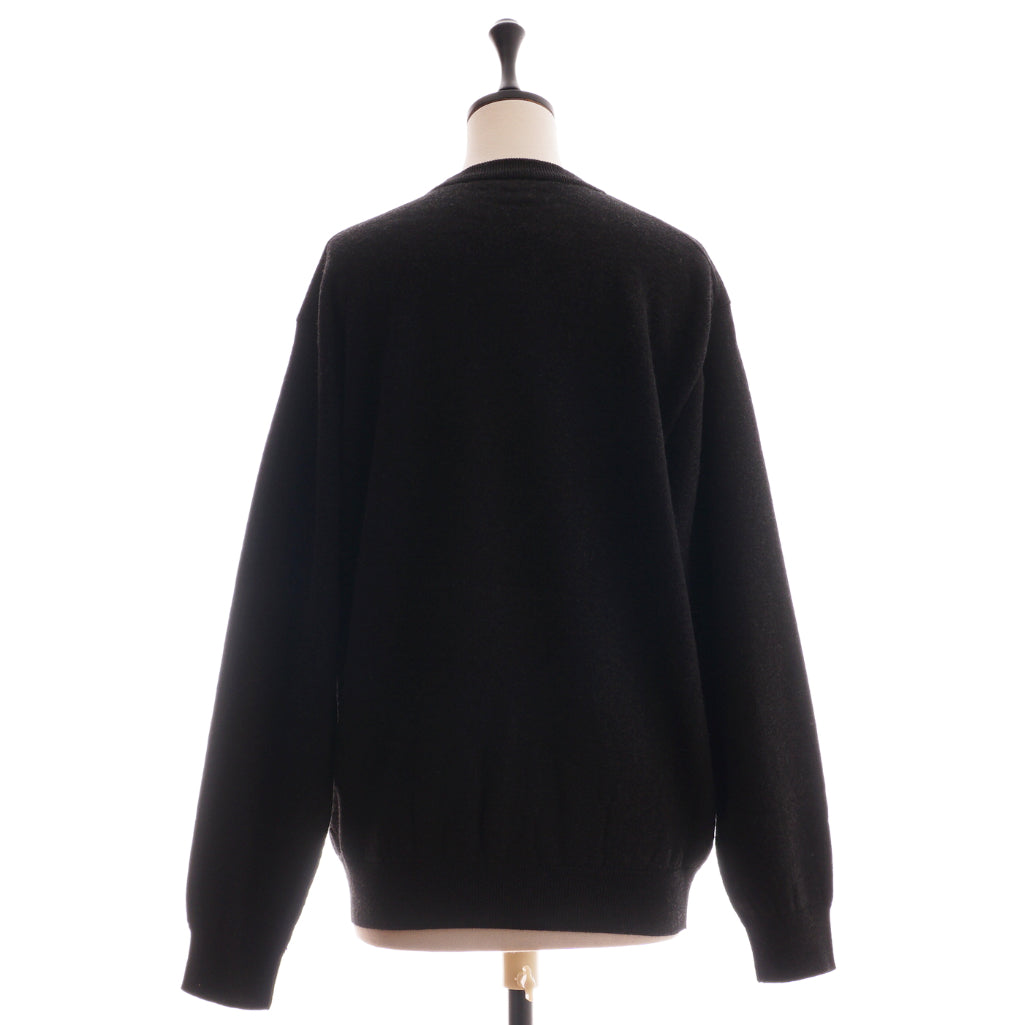 SPUMA55 カシミヤシルクパイル編みプルオーバー