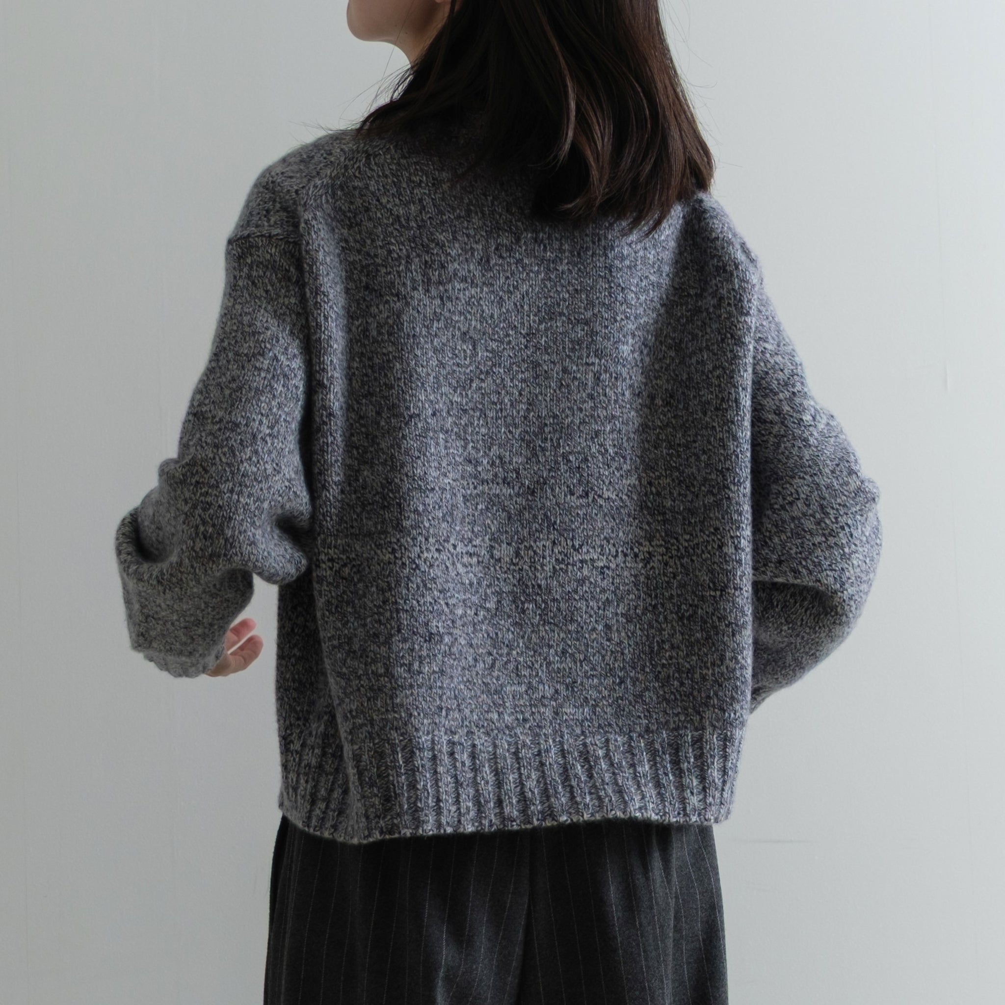 PIARA＆SAPNAA カシミヤ クルーネックプルオーバー