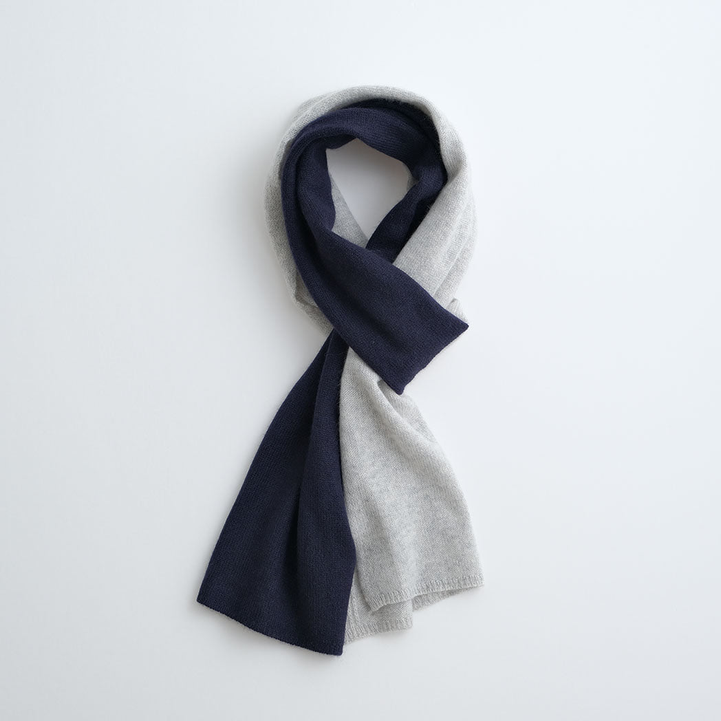 Baby Cashmere 配色マフラー