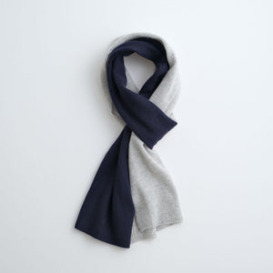 Baby Cashmere 配色マフラー
