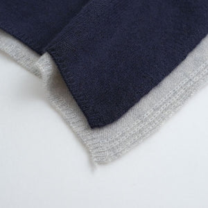 Baby Cashmere 配色マフラー