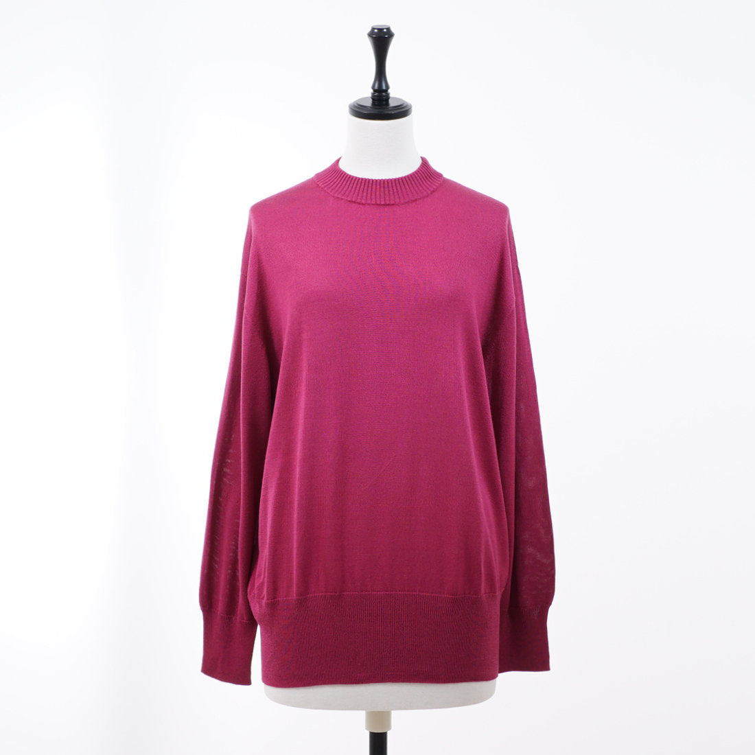 MAYUCA SILK CREW NECK PULLOVER