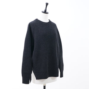 COLCHIS wool rib stitch pullover