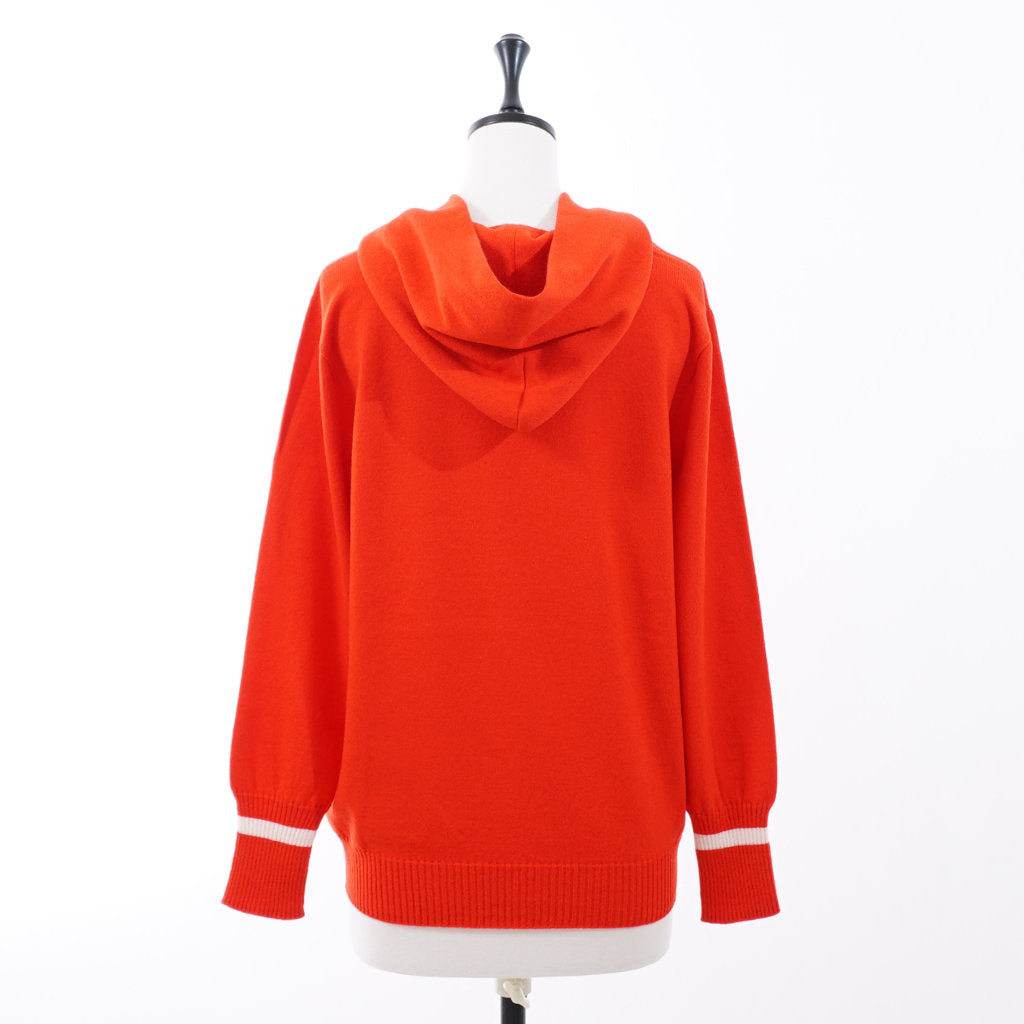 SPUMA73 cashmere silk hoodie