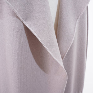 SPUMA73 Cashmere Silk Open Front Long Cardigan
