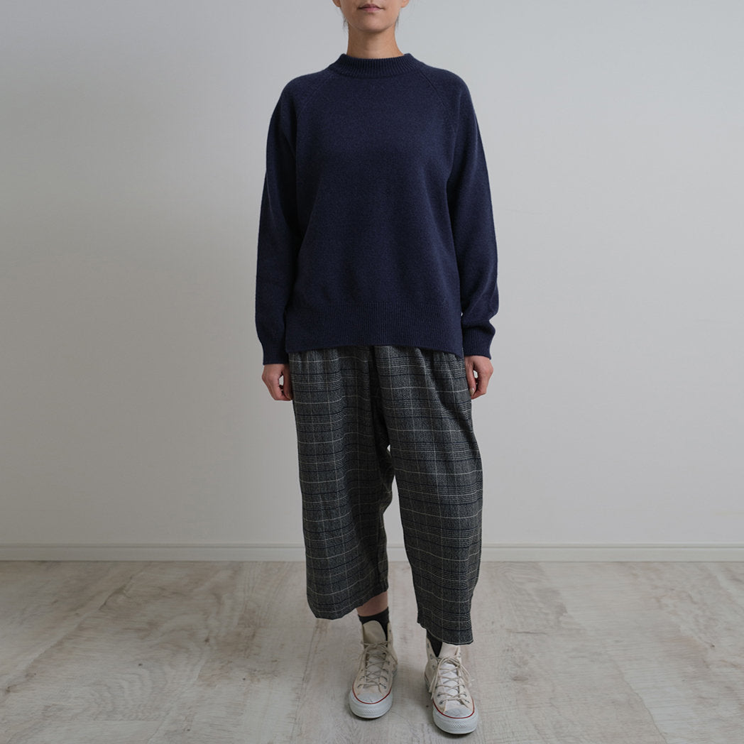 OLBIA カシミヤ混 リラックスフィットプルオーバー