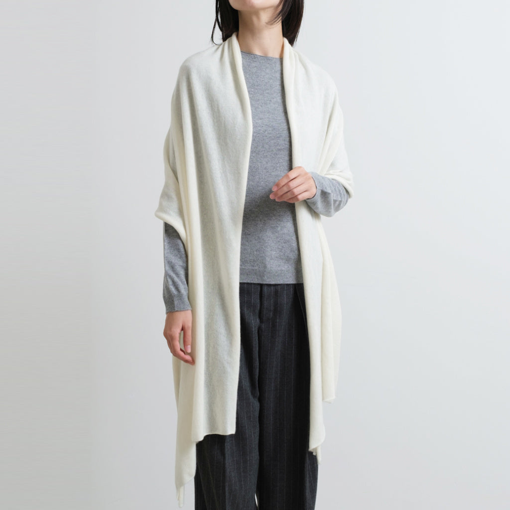 SAPNAA/RUPA cashmere single yarn stole