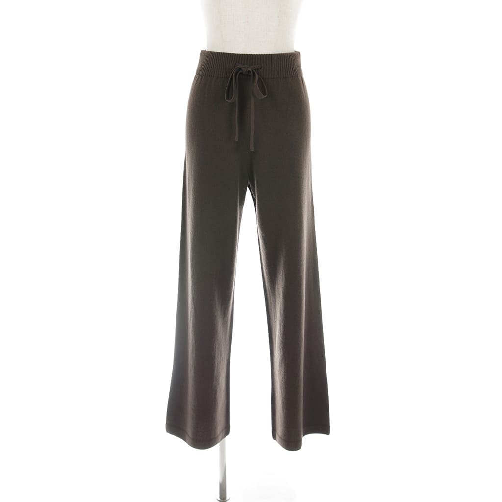 [Online only] BABY CASHMERE Semi-flared pants